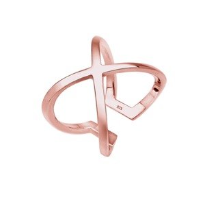 ELLI Gyűrűk 'Kreuz'  rózsaszín arany
