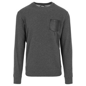 Urban Classics Sweatshirt  sötétszürke / fekete