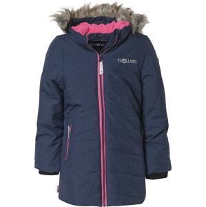 TROLLKIDS Kültéri kabátok 'Lifjell'  tengerészkék / neon-rózsaszín