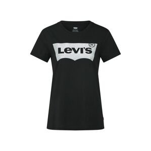 LEVI'S ® Póló 'The Perfect'  fekete / ezüst