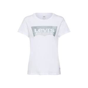 LEVI'S ® Póló 'The Perfect Tee'  ezüst / fehér