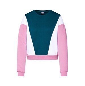 Urban Classics Tréning póló  fenyő / rózsaszín / fehér