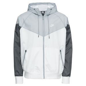 Nike Sportswear Átmeneti dzseki  fehér / szürke / sötétszürke