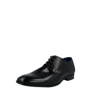 bugatti Fűzős cipő 'Mattia II'  fekete