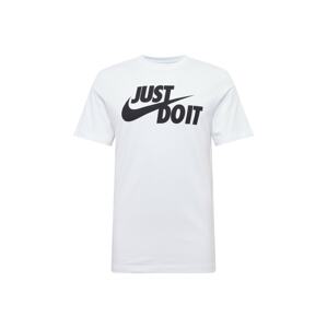 Nike Sportswear Póló 'Swoosh'  fekete / piszkosfehér
