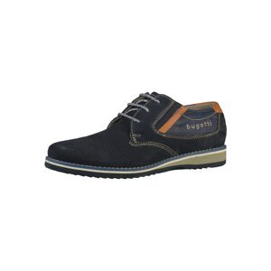 bugatti Fűzős cipő  sötétkék / barna