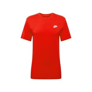 Nike Sportswear Póló 'Club'  piros / fehér