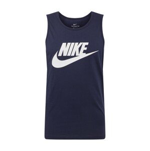 Nike Sportswear Póló  sötétkék / fehér