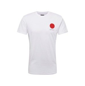 EDWIN Póló 'Japanese Sun'  piros / fekete / fehér