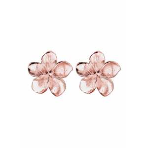 ELLI Fülbevalók 'Frangipani Blüte'  rózsaszín arany