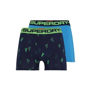 Superdry Boxeralsók  kék / világoskék / zöld