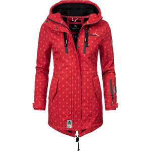 MARIKOO Funkcionális kabátok 'Zimtzicke'  piros / fekete