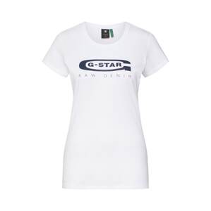 G-Star RAW Shirt 'Graphic 20'  éjkék / fehér