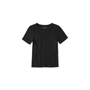 Abercrombie & Fitch T-Shirt 'S119-SS SLIM RIB TEE NEUTRALS'  fekete