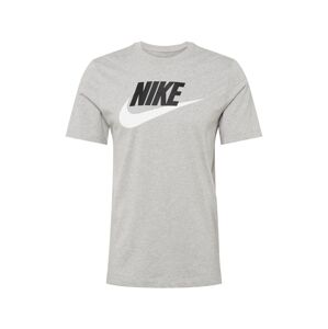Nike Sportswear Póló 'Icon Futura'  szürke melír / fekete / fehér
