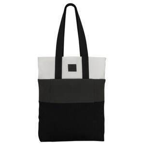 Johnny Urban Shopper táska 'Zoe'  szürke / fekete / fehér
