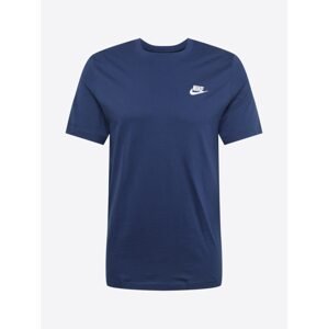 Nike Sportswear Póló 'Club'  tengerészkék / fehér