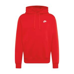 Nike Sportswear Tréning póló 'Club Fleece'  piros / fehér