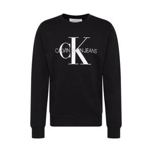 Calvin Klein Jeans Tréning póló 'CORE MONOGRAM LOGO SWEATSHIRT'  fekete