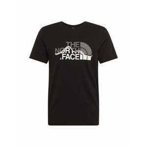 THE NORTH FACE T-Shirt 'Mountain Line'  fekete / fehér