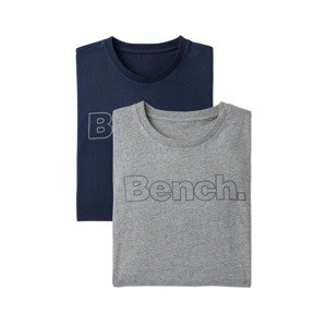 BENCH Póló  kék melír / szürke melír
