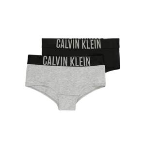 Calvin Klein Underwear Alsónadrág '2 PACK SHORTY'  szürke / fekete