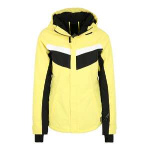 CHIEMSEE Kültéri kabátok  sárga / fekete / fehér