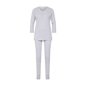 Esprit Bodywear Pizsama 'Jordyn'  szürke melír / fehér