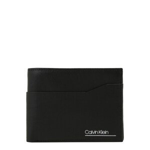 Calvin Klein Pénztárcák 'CK SLIVERED 5CC COIN'  fekete