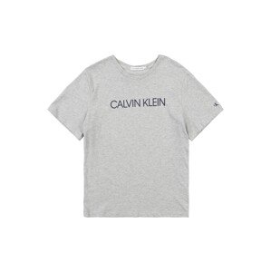 Calvin Klein Jeans Póló 'Institutional'  szürke melír / fekete