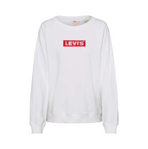 LEVI'S Tréning póló  fehér / piros