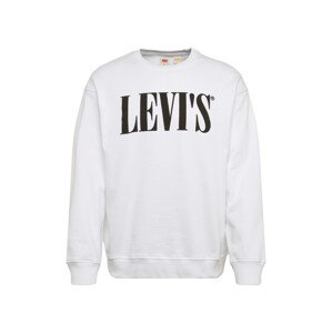 LEVI'S Tréning póló 'RELAXED GRAPHIC CREWNECK'  fehér / fekete