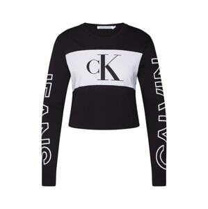 Calvin Klein Jeans Póló 'BLOCKING STATEMENT'  fekete