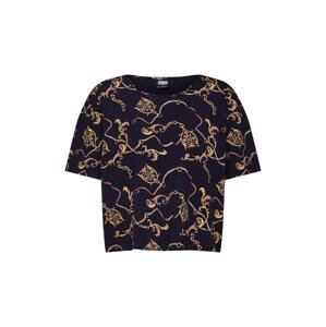 Urban Classics Shirt  fekete / arany