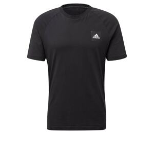 ADIDAS PERFORMANCE T-Shirt  fekete / fehér