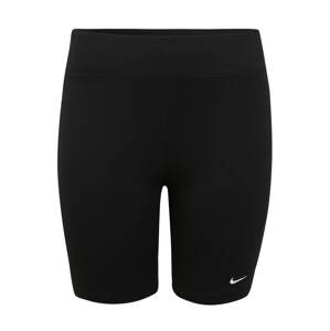 Nike Sportswear Nadrág 'W NSW LEGASEE BIKE SHORT PLUS'  fekete / fehér