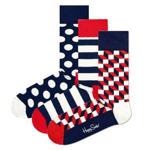 Happy Socks Zokni  tengerészkék / piros / fehér