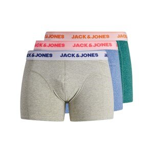 JACK & JONES Boxeralsók  világoskék / zöld melír / szürke melír / dinnye / világos narancs