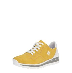 Rieker Rövid szárú sportcipők  sárga / fehér