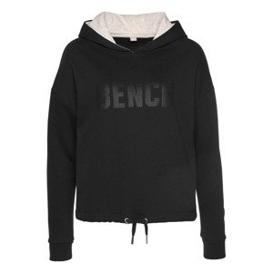 BENCH Sweatshirt  fekete / fehér