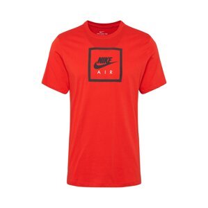 Nike Sportswear Póló 'AIR 2'  fekete / piros