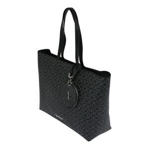 Calvin Klein Shopper táska 'Mono MD'  sötétszürke / fekete