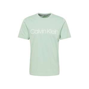 Calvin Klein Póló  pasztellzöld / fehér