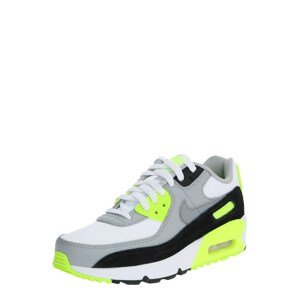 Nike Sportswear Sportcipő 'Air Max 90 LTR'  fekete / fehér / neonsárga / szürke