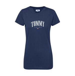 Tommy Jeans Póló 'TJW TOMMY SCRIPT TEE'  fehér / tengerészkék