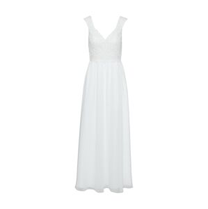 Unique Abendkleid  fehér / krém