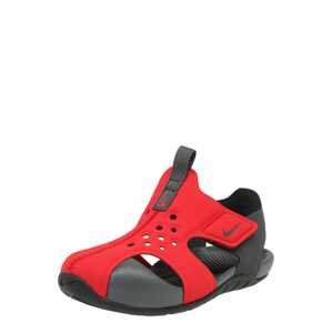 Nike Sportswear Szandálok 'Sunray Protect 2 (TD)'  piros / fekete
