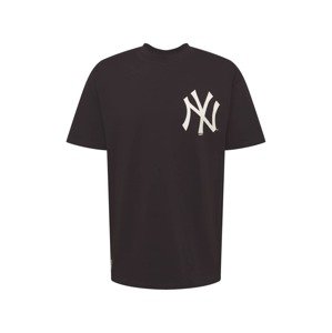 NEW ERA Póló 'MLB New York Yankees'  fekete / fehér