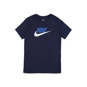 Nike Sportswear Póló 'Futura'  kék / tengerészkék / fehér