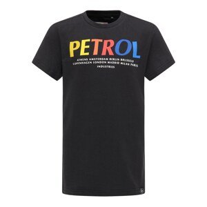 Petrol Industries Póló  fekete / sárga / fehér / kék / lazac